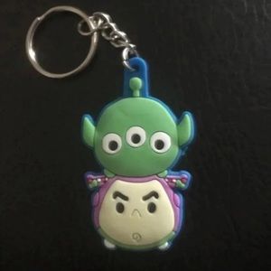 💗 Buzz Lightyear & Alien PVC Keychain NEW